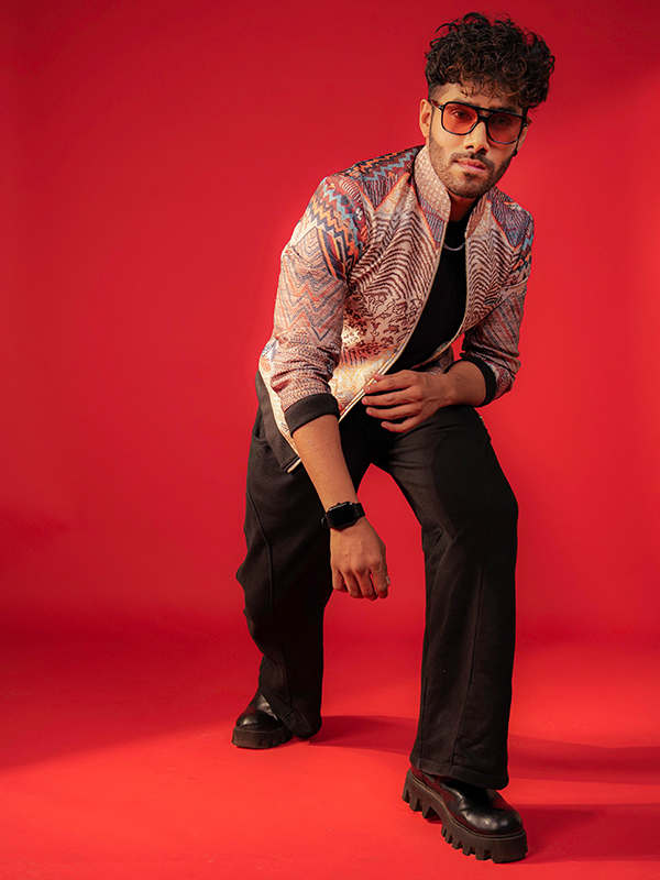 Men Printed Bomber Jacket | KOB-1005