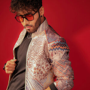 Men Printed Bomber Jacket | KOB-1005