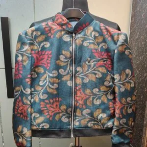 Men Floral Print Bomber Jacket | KOB-1001